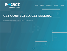 Tablet Screenshot of e-xact.com